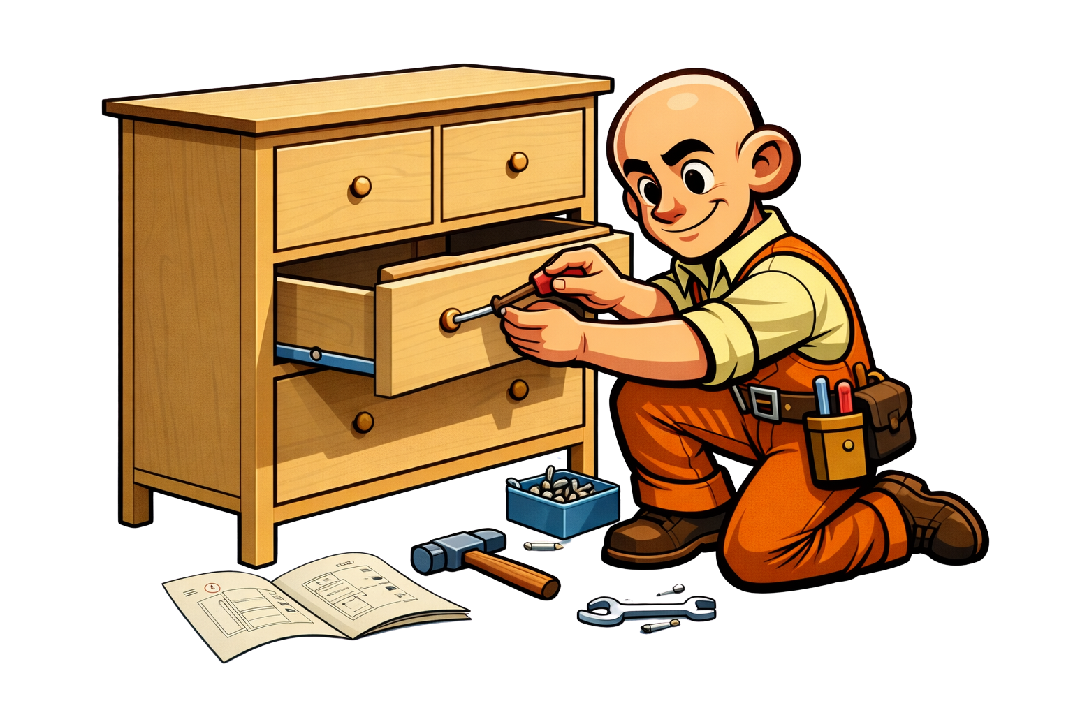 Handyman using JobShackPRO to manage jobs and customers